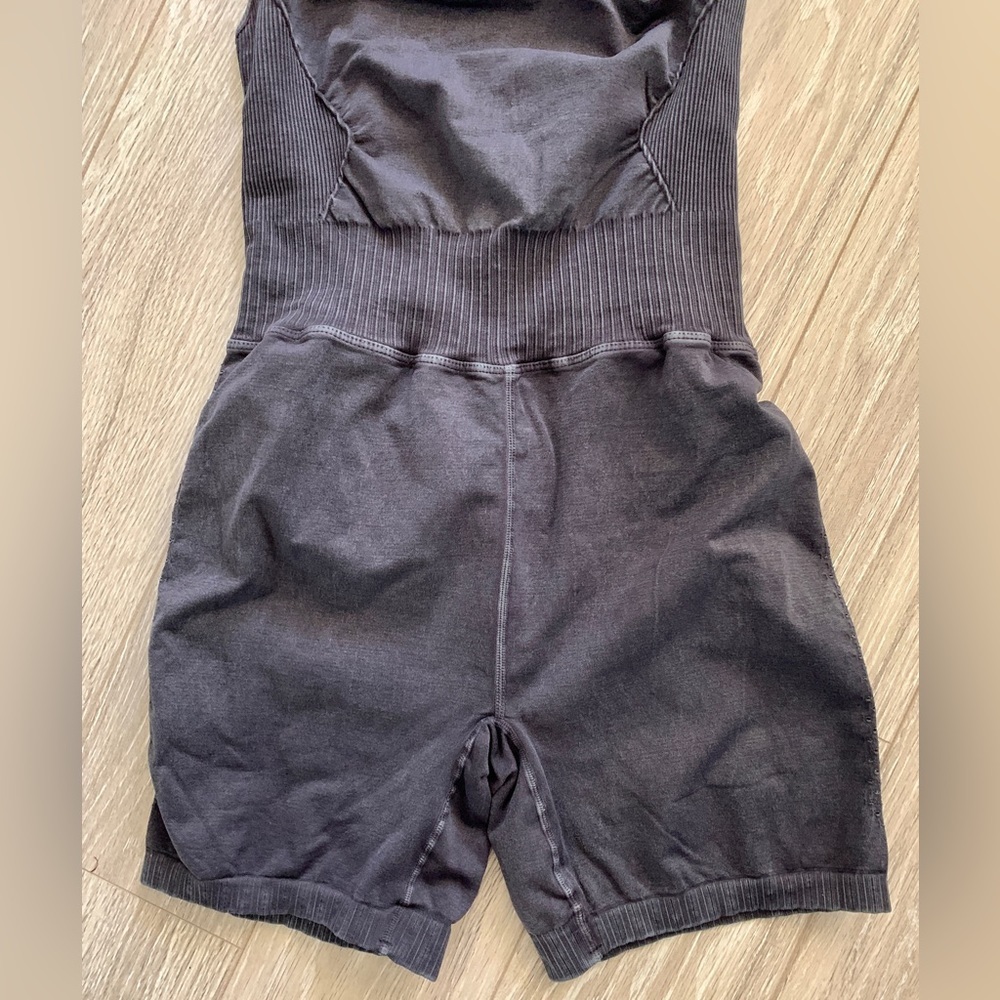 NEW Free People Good Karma High Neck Romper Onesie Black - Picture 6 of 7